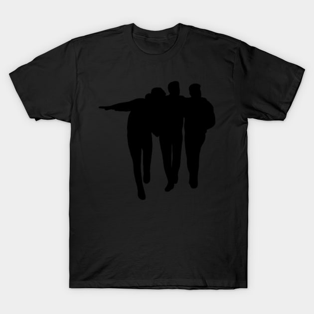 JoBros: Happiness Begins: Silhouettes! Sticker T-Shirt by haleynicole11